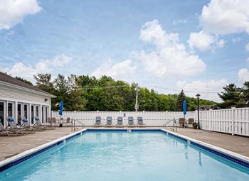 Outdoor Pool and Sundeck at Ashford Crossing, Massachusetts